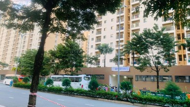 Một góc Bệnh viện Dã chiến thu dung số 12 - TP.Thủ Đức