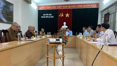 Đà Nẵng: Họp thảo luận công tác tổ chức Đại lễ Kỷ niệm 40 năm thành lập GHPGVN