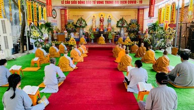 Khóa lễ trì tụng kinh, kỳ siêu đồng bào và chiến sĩ, nhân viên y tế trên địa bàn TP.Biên Hòa hy sinh, tử vong trong đại dịch Covid-19