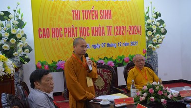 Lần đầu tiên Học viện Phật giáo VN tại Hà Nội tổ chức tuyển sinh Cao học Phật học online