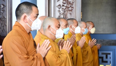 Ban Trị sự Phật giáo TP.Vũng Tàu khánh tuế chư tôn đức giáo phẩm