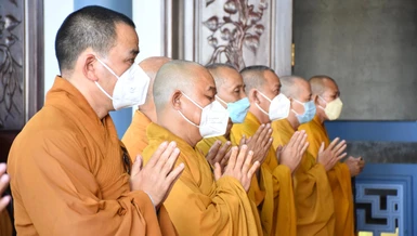 Ban Trị sự Phật giáo TP.Vũng Tàu khánh tuế chư tôn đức giáo phẩm