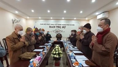 Hà Nội: Hội nghị tổng kết công tác Đại hội Phật giáo cấp huyện nhiệm kỳ 2021-2026
