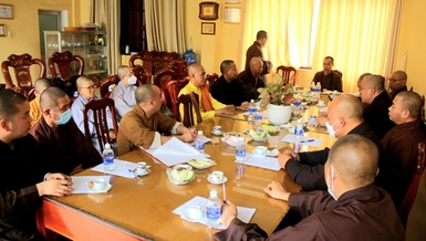 Ban Trị sự GHPGVN TP.Biên Hoà đã họp, triển khai một số Phật sự quan trọng