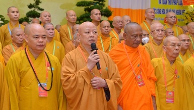 Tân Ban Trị sự GHPGVN TP.HCM nhiệm kỳ 2022-2027 ra mắt đại hội 