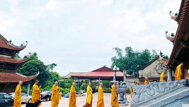 Trường hạ tổ đình Quỳnh Lâm khai pháp khóa An cư kết hạ Phật lịch 2566