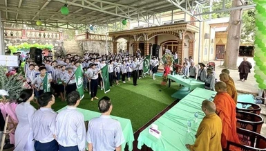 Gia đình Phật tử TP.Vũng Tàu khai mạc trại Lục Hòa VIII
