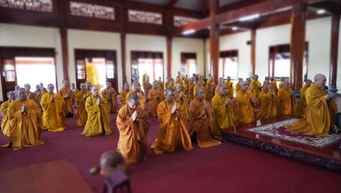 Lễ tạ pháp tại Trung tâm Văn hóa Phật giáo Hà Tĩnh