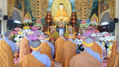 Lễ chung thất Ni trưởng Thích nữ Như Giác tại Quan Âm tu viện