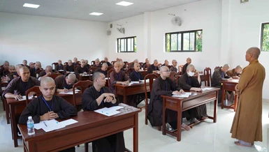 Trước giờ làm bài thi