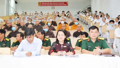 Các chức sắc, chức việc các tôn giáo tham gia khóa bồi dưỡng