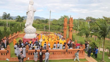 Lễ an vị tôn tượng Đức Phật A Di Đà