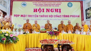 Chư tôn đức Thường trực tông phong Tịnh độ Non Bồng