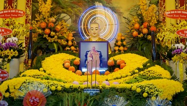 Di ảnh Ni trưởng Thích nữ Như Thanh tại tổ đình Từ Nghiêm