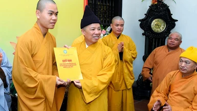 Ban Trị sự Phật giáo tỉnh Hà Nam tổ chức lễ công bố quyết định chuẩn y nhân sự 