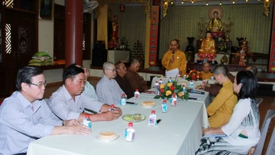 Ban Văn hóa tỉnh họp triển khai Phật sự sắp tới
