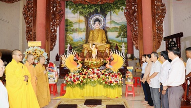 Lễ Phật đản tại chùa Thanh Lâm, H.Hớn Quản