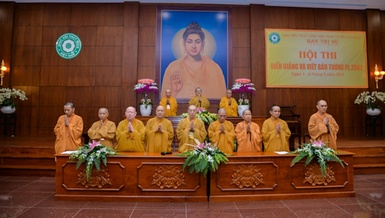 Hội thi diễn giảng và viết báo tường mùa An cư kiết hạ Phật lịch 2562