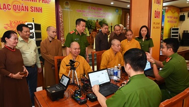 Chư tôn đức đăng ký kích hoạt và sử dụng tài khoản định danh điện tử