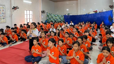 162 em thanh thiếu niên tham gia khóa tu mùa hè