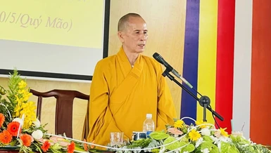 Hòa thượng Thích Thiện Thống triển khai Quy chế hoạt động Ban Tăng sự T.Ư tại chùa Tỉnh Hội