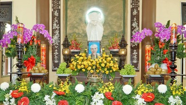 Di ảnh Hòa thượng Thích Hồng Liên tại chùa Phước Chơn