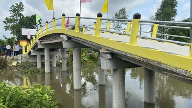 Cây cầu Tường Nguyên 478 được khánh thành, bàn giao cho bà con địa phương - Ảnh: TN