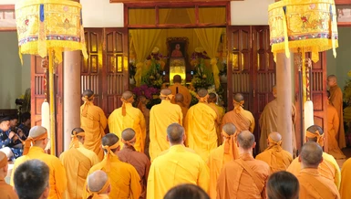 Môn đồ pháp quyến tưởng niệm Đại tường Hòa thượng Thích Ngộ Tịnh