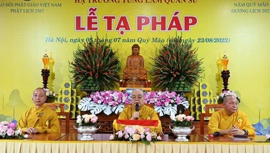 Hòa thượng Thích Thanh Nhiễu nhắc nhở Tăng Ni, Phật tử nghiêm trì giới luật sau ba tháng An cư kiết hạ