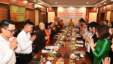 Hội nghị triển khai công tác chuẩn bị cho hội thảo , tại Trụ sở T.Ư GHPGVN - chùa Quán Sứ, Hà Nội