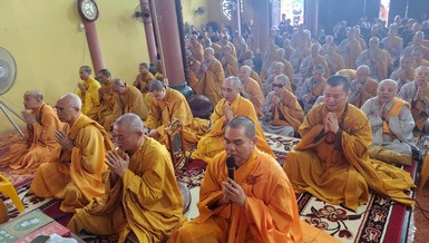 Lễ tạ pháp khóa hậu an cư kết hạ tại chùa Thánh Long