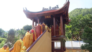  Khánh tạ công trình kiến trúc phiên bản chùa Một Cột trong khuôn viên chùa Nghĩa Sơn