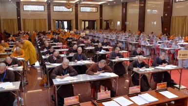 Giới tử Đại giới đàn Bửu Huệ - Ảnh: Bảo Toàn/BGN