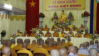 Khai mạc khóa huân tu kiết Đông do Ban Trị sự GHPGVN tỉnh tổ chức