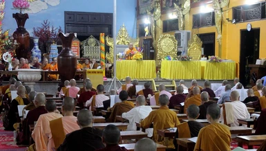 Khai mạc trùng tụng kinh Pali - Việt lần IX, tại thiền viện Phước Sơn (TP.Biên Hòa) 