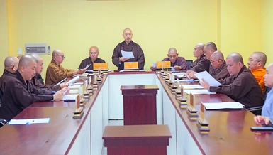 Thường trực Ban Giáo dục Phật giáo TP.HCM có buổi họp tại Việt Nam Quốc Tự 