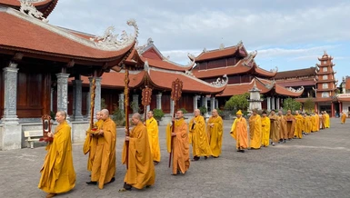 Cung thỉnh giới sư Đại Giới đàn Minh Luân Phật lịch 2567