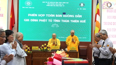 Ban Hướng dẫn Phân ban Gia đình Phật tử tỉnh Thừa Thiên Huế đã tổ chức phiên họp toàn ban