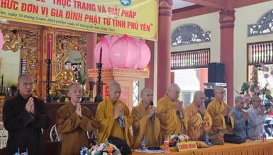 Chư tôn đức chứng minh, tham dự tọa đàm 
