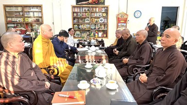 Ban Tôn giáo tỉnh có buổi làm việc với Ban Thường trực Ban Trị sự GHPGVN tỉnh Khánh Hòa