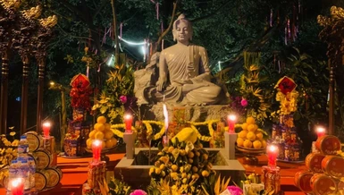Vĩnh Phúc: Lễ an vị tôn tượng Đức Phật Bổn Sư Thích Ca Mâu Ni tại chùa Cả Nhĩ Long