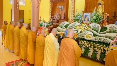 Môn phong tổ đình Phi Lai trang nghiêm tưởng niệm 91 năm ngày Tổ sư Như Hiển - Chí Thiền viên tịch