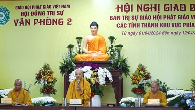 Hòa thượng Thích Khế Chơn, Phó Chủ tịch Hội đồng Trị sự chủ tọa hội nghị