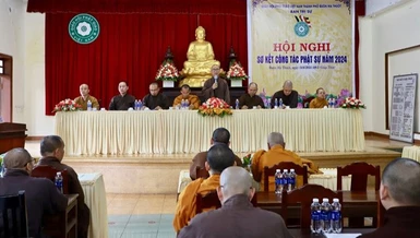 Hội nghị sơ kết hoạt động Phật sự 6 tháng đầu năm 2024 của Ban Trị sự GHPGVN TP.Buôn Ma Thuột