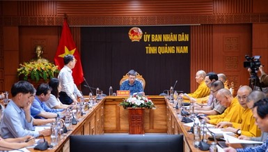  Ông Hồ Quang Bửu chủ trì buổi họp nhằm thảo luận, thống nhất các nội dung tổ chức hội thảo