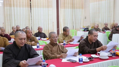 Bình Thuận: Họp rà soát công tác tổ chức khóa sinh hoạt chuyên đề luật học và nghi lễ