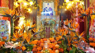 Di ảnh Trưởng lão Hòa thượng Thích Huệ Thông tại Tổ đường tổ đình Bửu Lâm