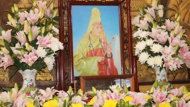 Di ảnh Hòa thượng Thích Lưu Đoan tại Tổ đường chùa Như Pháp