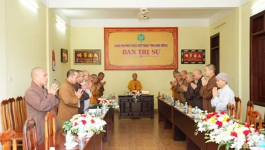 Ban Thường trực Ban Trị sự họp triển khai hoạt động Phật sự