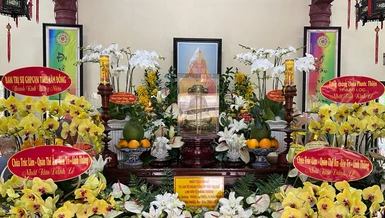 Di ảnh Hòa thượng Thích Từ Mãn tại Tổ đường chùa Linh Sơn, TP.Đà Lạt